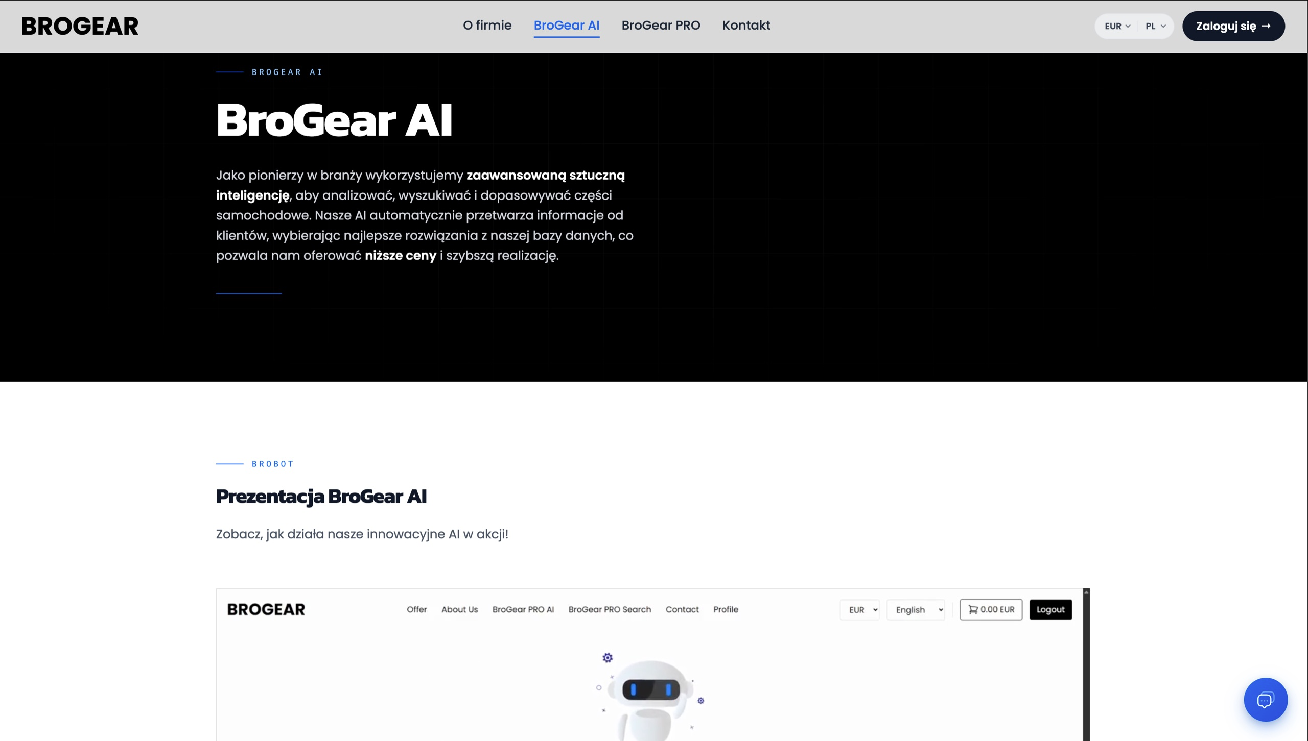 BroGear PRO AI: the estimate goes through OCR and DeepSeek, and the numbers land in the cart.